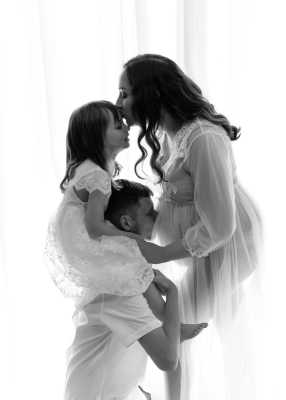 Séance photo grossesse studio - Gwen Photographie Champagne-Ardenne