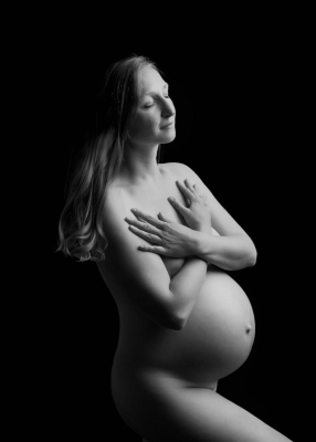 Séance photo grossesse studio - Gwen Photographie Champagne-Ardenne
