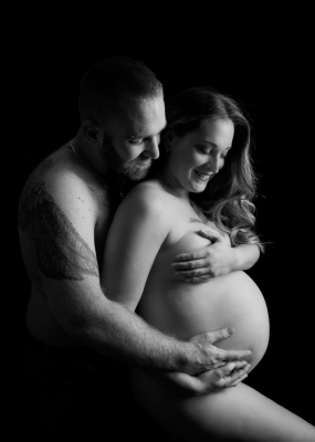 Séance photo grossesse studio - Gwen Photographie Champagne-Ardenne
