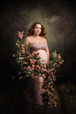 Séance photo grossesse studio - Gwen Photographie Champagne-Ardenne