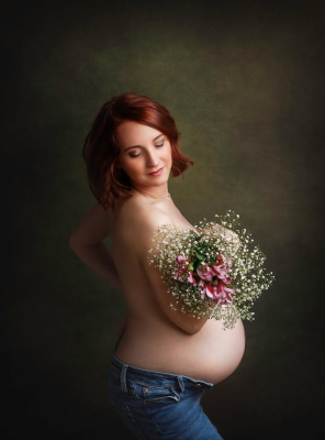 Séance photo grossesse studio - Gwen Photographie Champagne-Ardenne