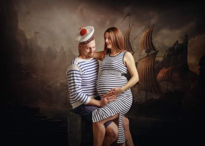 Séance photo grossesse studio - Gwen Photographie Champagne-Ardenne