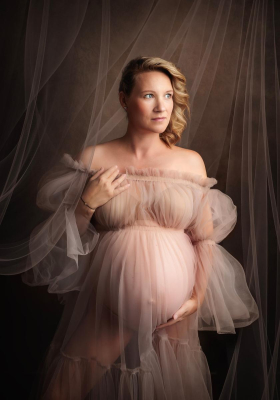 Séance photo grossesse studio - Gwen Photographie Champagne-Ardenne