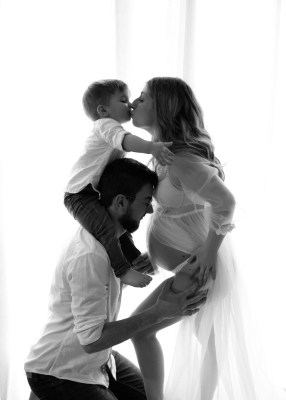 Séance photo grossesse studio - Gwen Photographie Champagne-Ardenne