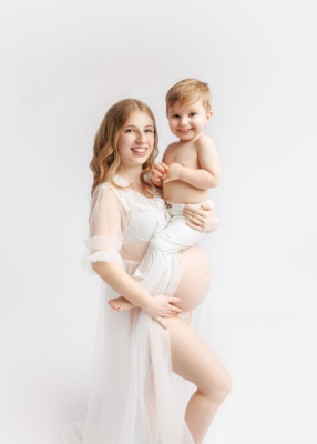 Séance photo grossesse studio - Gwen Photographie Champagne-Ardenne