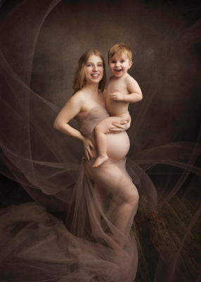 Séance photo grossesse studio - Gwen Photographie Champagne-Ardenne