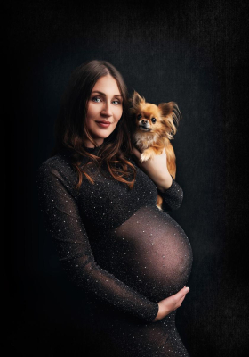 Séance photo grossesse studio - Gwen Photographie Champagne-Ardenne