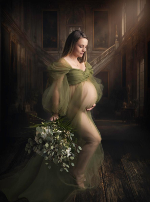 Séance photo grossesse studio - Gwen Photographie Champagne-Ardenne