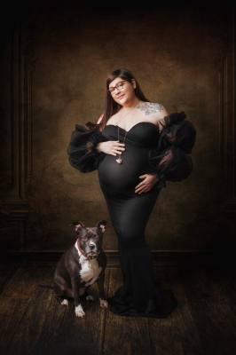 Séance photo grossesse studio - Gwen Photographie Champagne-Ardenne