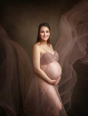 Séance photo grossesse studio - Gwen Photographie Champagne-Ardenne