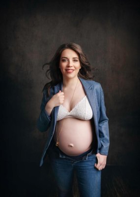 Séance photo grossesse studio - Gwen Photographie Champagne-Ardenne