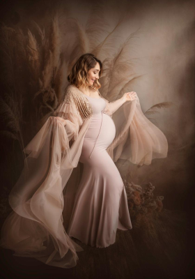 Séance photo grossesse studio - Gwen Photographie Champagne-Ardenne