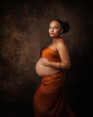 Séance photo grossesse studio - Gwen Photographie Champagne-Ardenne