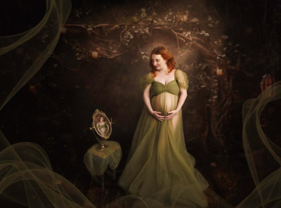 Séance photo grossesse studio - Gwen Photographie Champagne-Ardenne